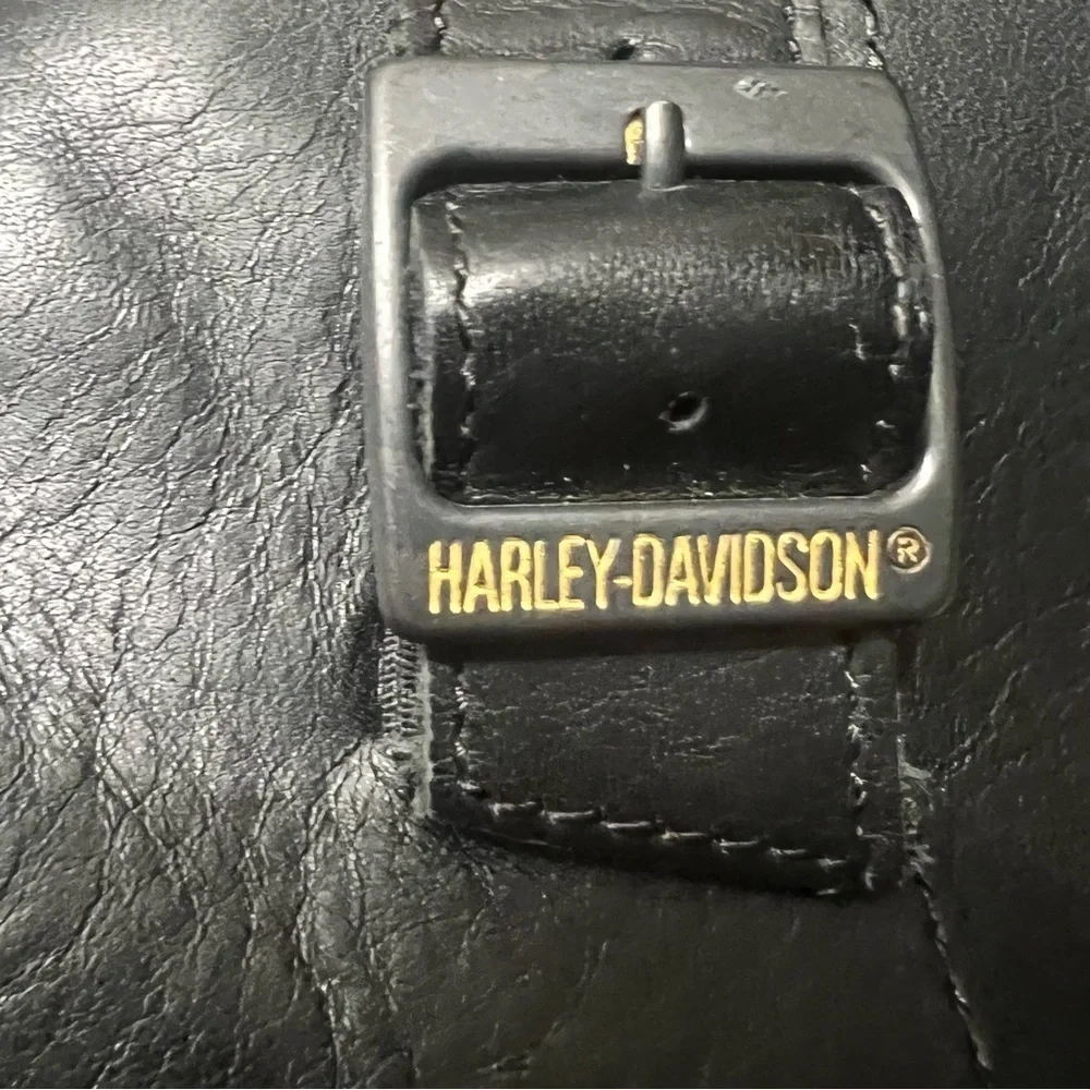 HARLEY-DAVIDSON Leather Street Boots in Classic Black Size 8.5 —Men’s